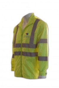 D055 自訂螢光工業風褸   在線訂購工業外套  訂製員工安全制服  訂做地盤工作服專門店